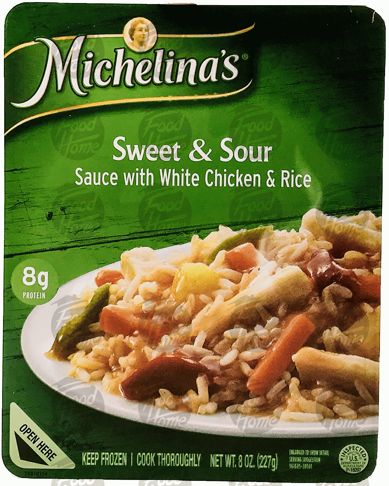 Michelina's  sweet & sour chicken with rice Full-Size Picture